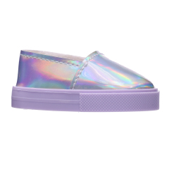 Purple colorful shoes