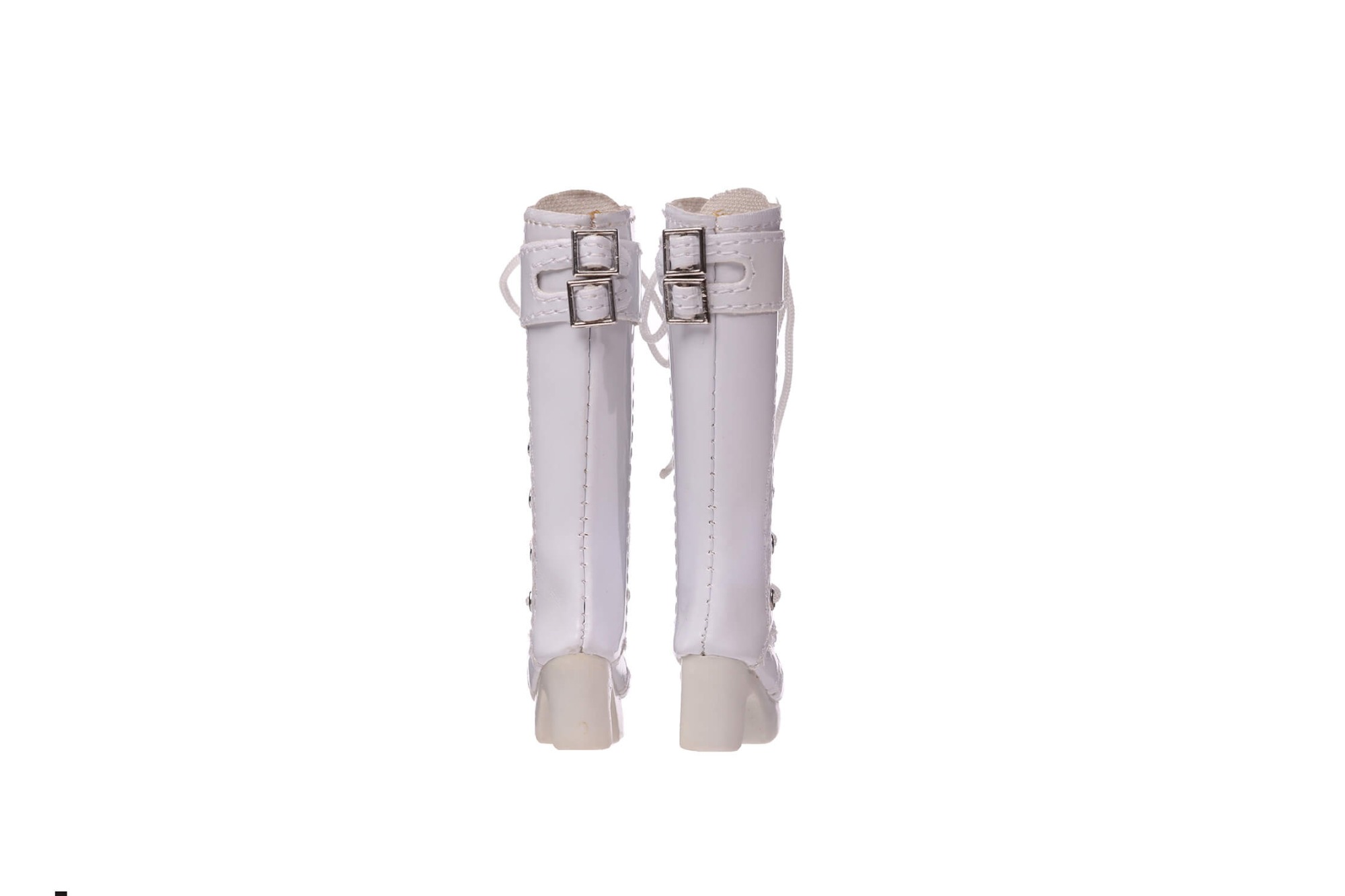 White PU boots