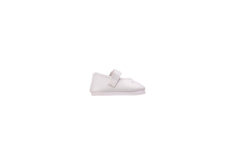white PU doll dress up shoes
