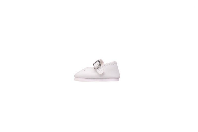 white PU doll dress up shoes