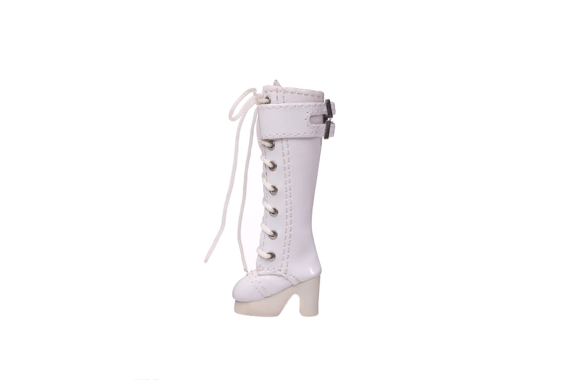 White PU boots