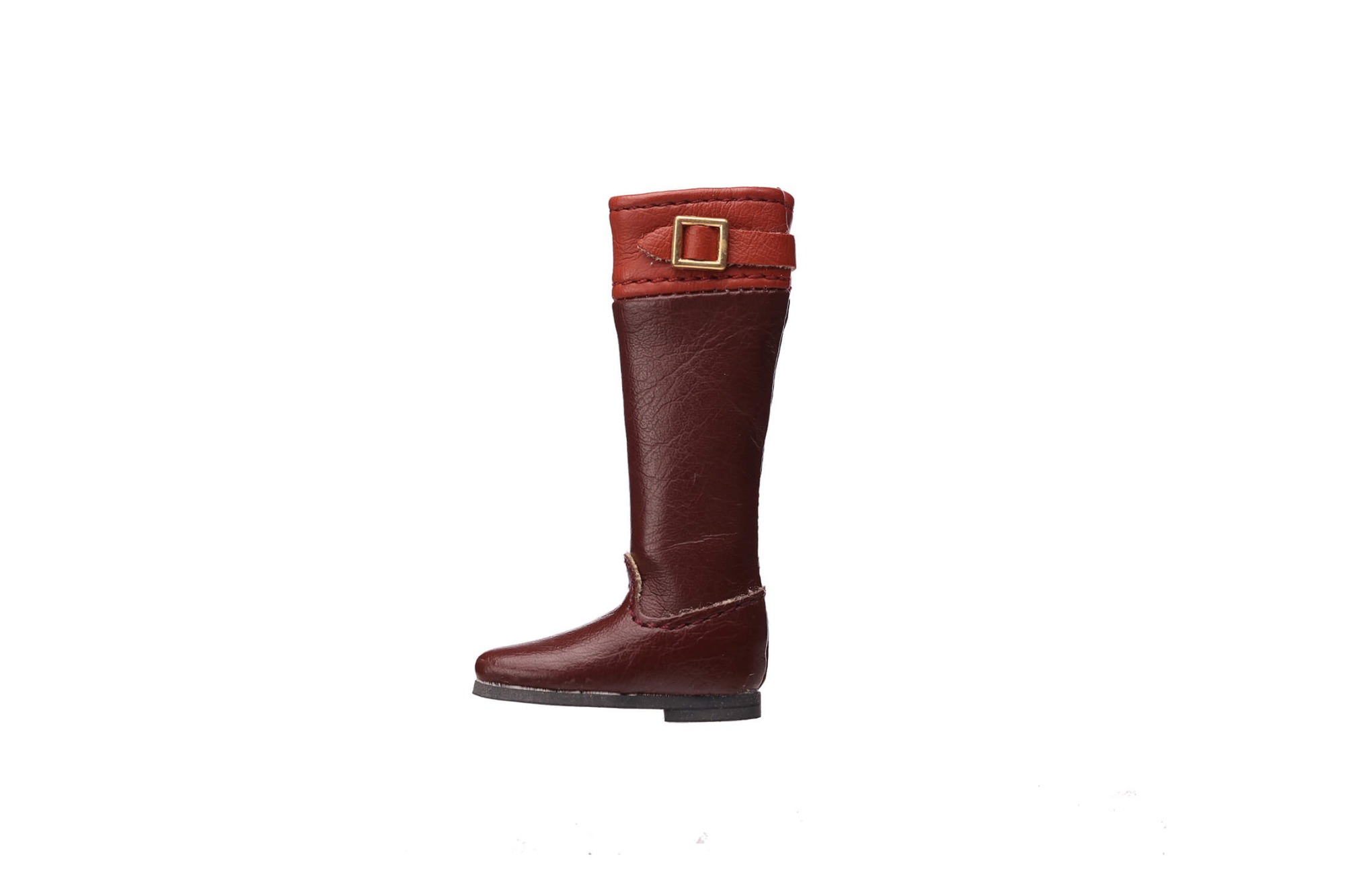 Brown PU boots