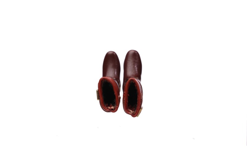 Brown PU boots