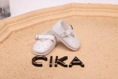 white PU doll dress up shoes