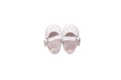 white PU doll dress up shoes