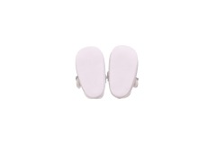 white PU doll dress up shoes