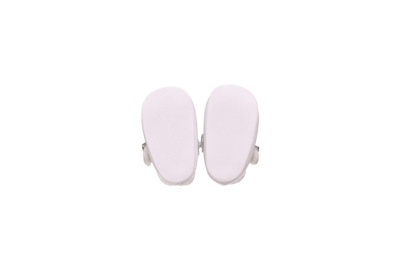white PU doll dress up shoes