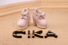 Pink high heels