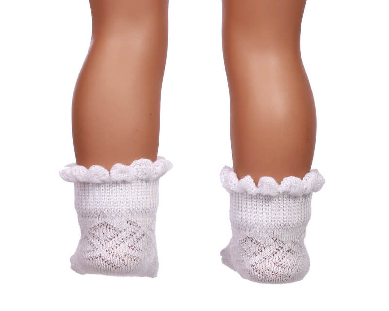 white doll socks for 18inch doll