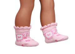 blue doll socks for 18inch doll