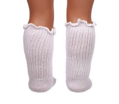 white doll socks for 18inch doll