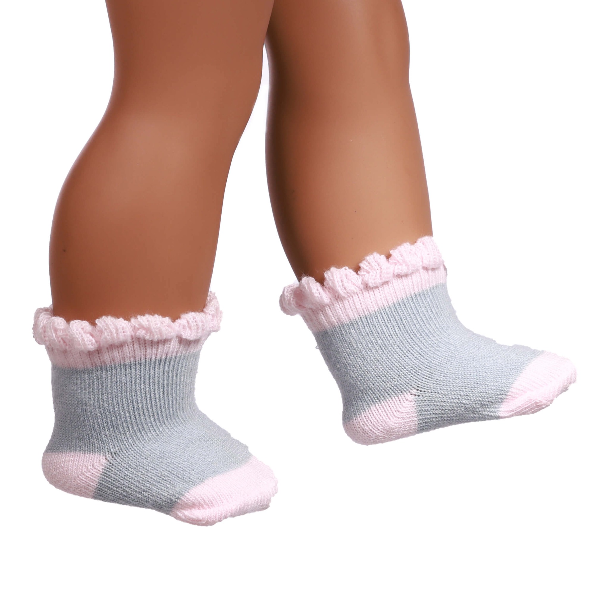pink doll socks for 18inch doll