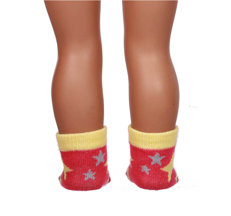 red doll socks for 18inch doll