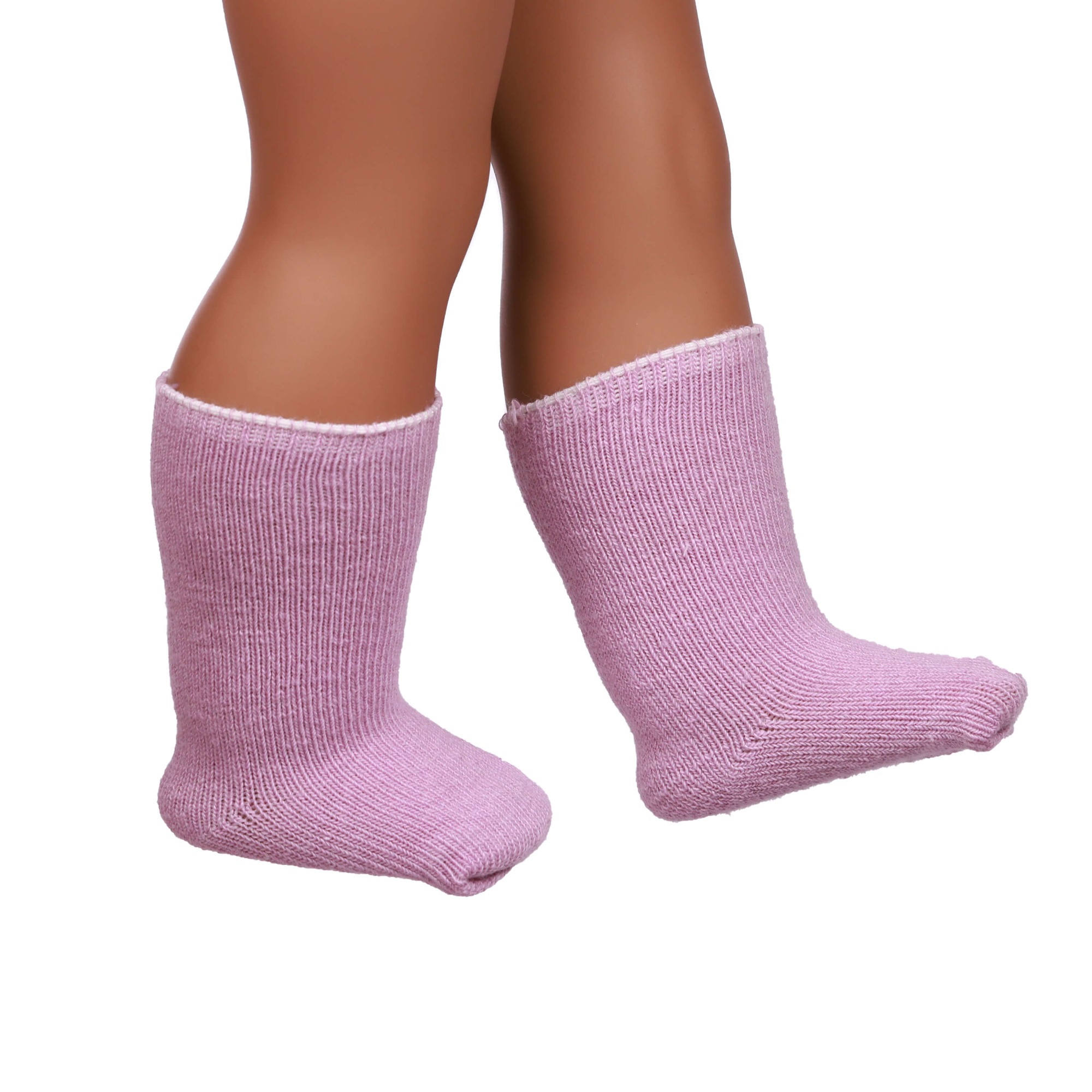purple doll socks for 18inch doll