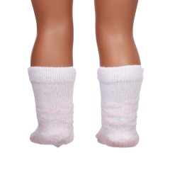 pink doll socks for 18inch doll