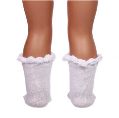 white doll socks for 18inch doll