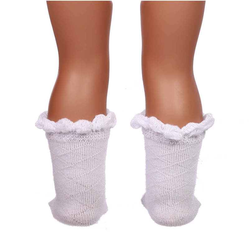 white doll socks for 18inch doll