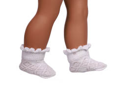 white doll socks for 18inch doll