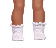 white doll socks for 18inch doll