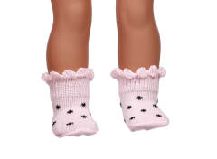 pink doll socks for 18inch doll