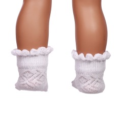 white doll socks for 18inch doll