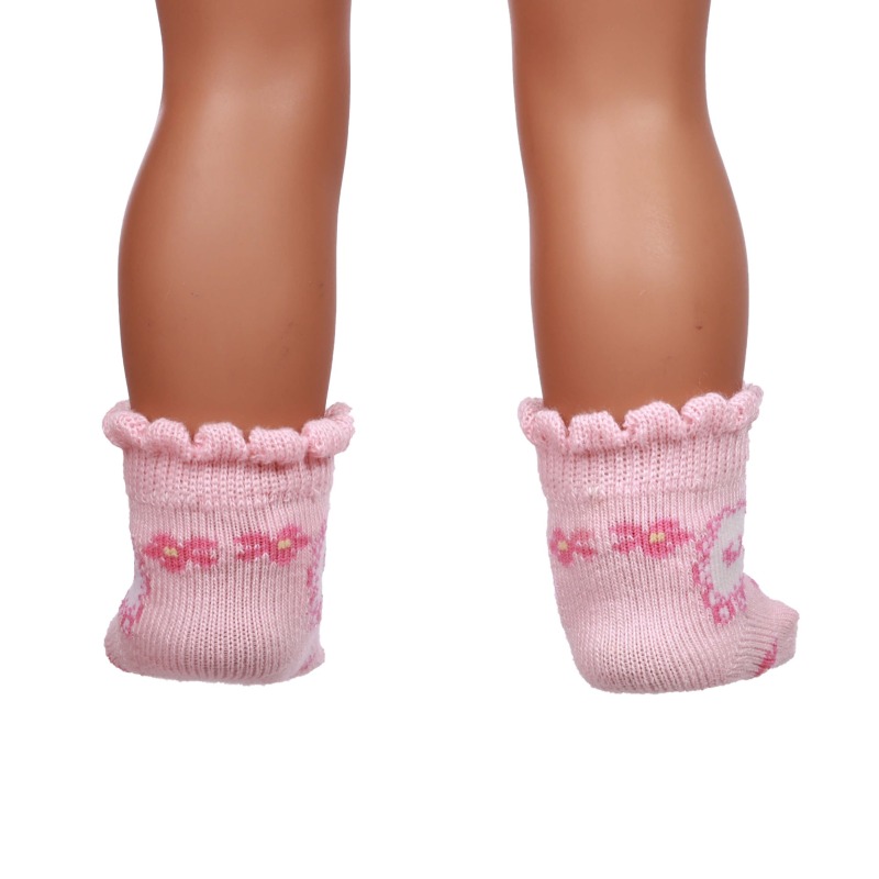 Pink doll socks for 18inch doll