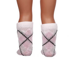pink doll socks for 18inch doll