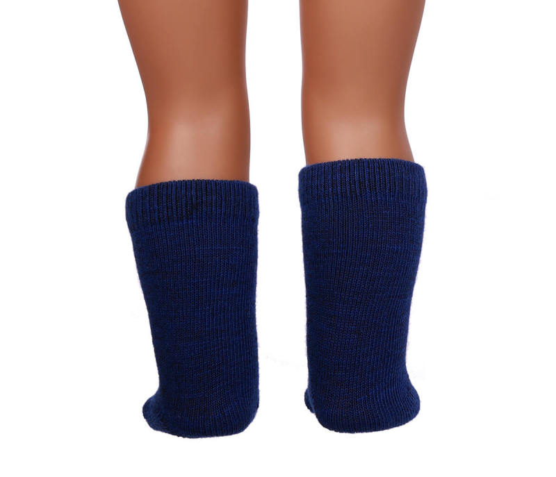 blue doll socks for 18inch doll