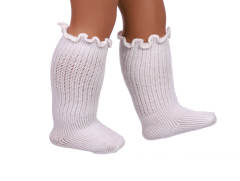 white doll socks for 18inch doll