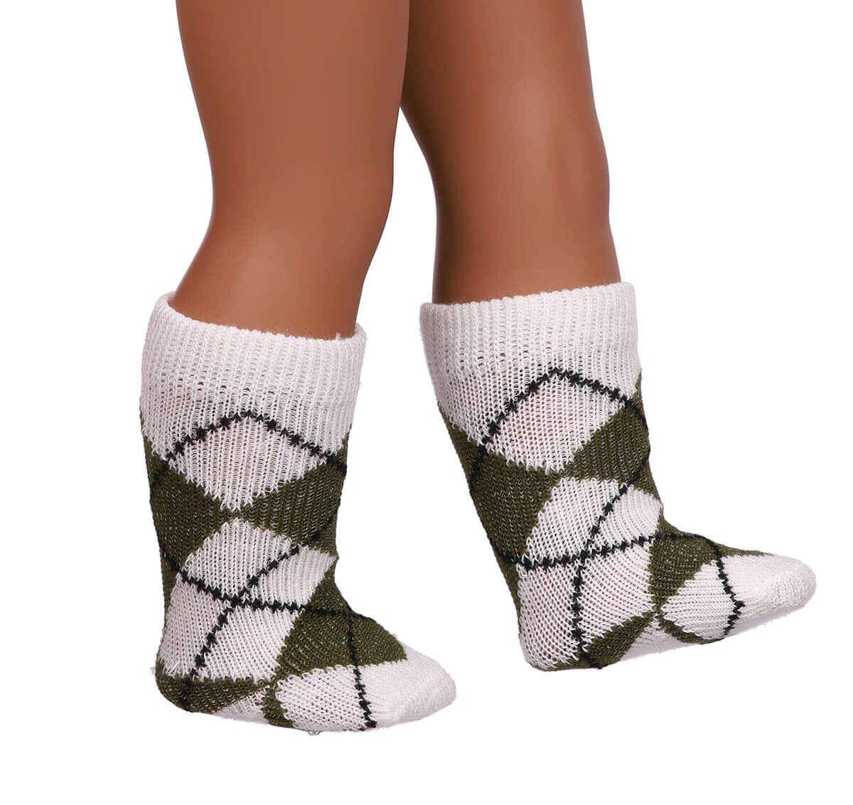 purple doll socks for 18inch doll