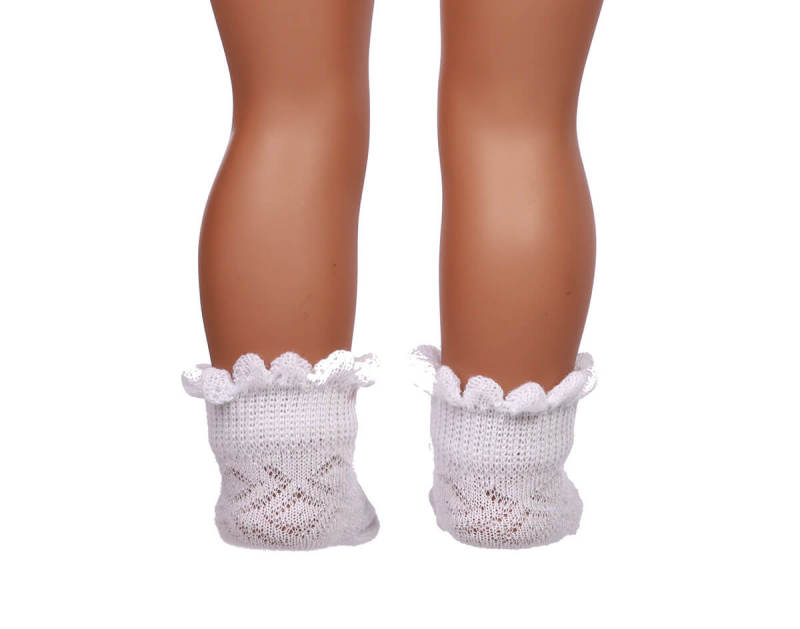 white doll socks for 18inch doll
