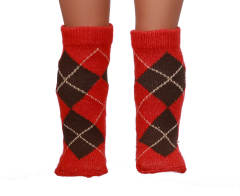 red doll socks for 18inch doll