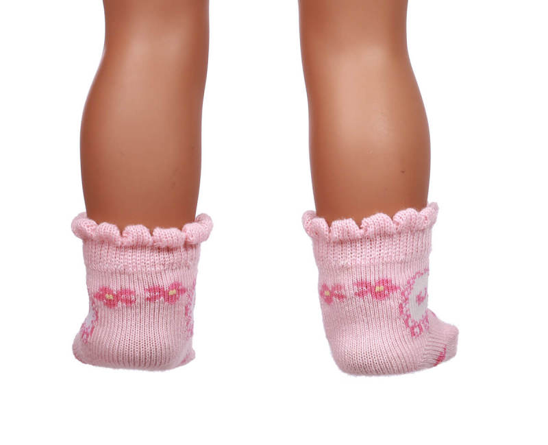 blue doll socks for 18inch doll