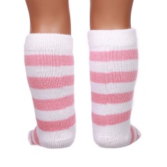 pink doll socks for 18inch doll