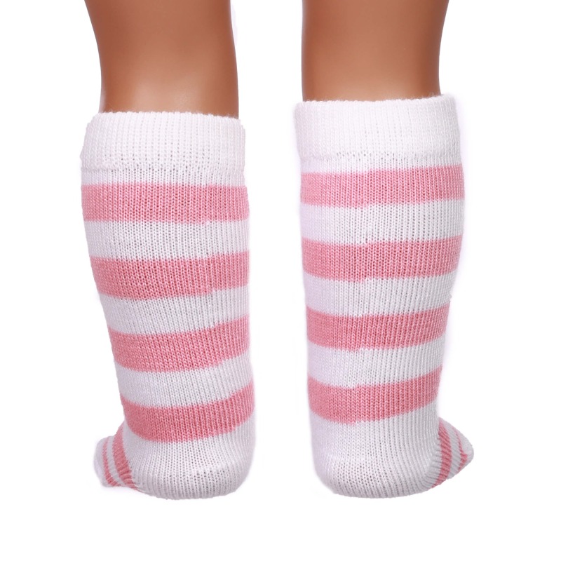 pink doll socks for 18inch doll