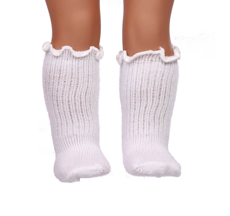 white doll socks for 18inch doll
