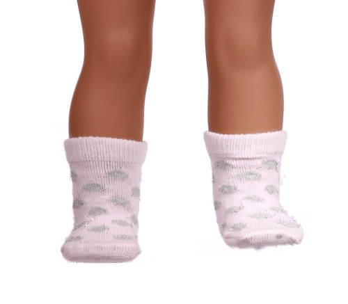 pink doll socks for 18inch doll