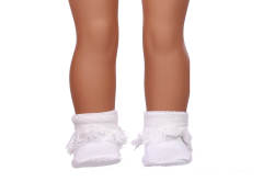 white doll socks for 18inch doll