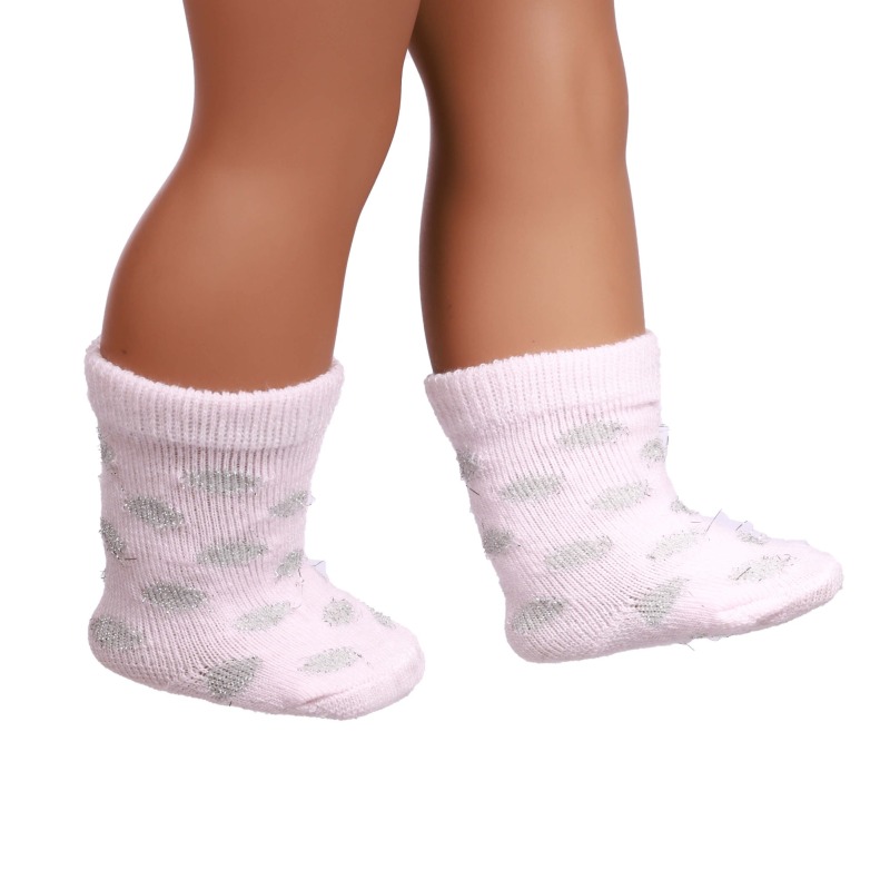 pink doll socks for 18inch doll