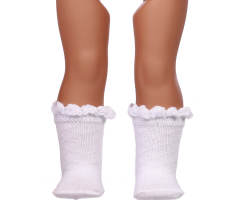 white doll socks for 18inch doll