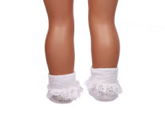 white doll socks for 18inch doll