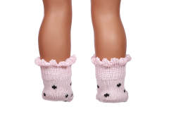 pink doll socks for 18inch doll