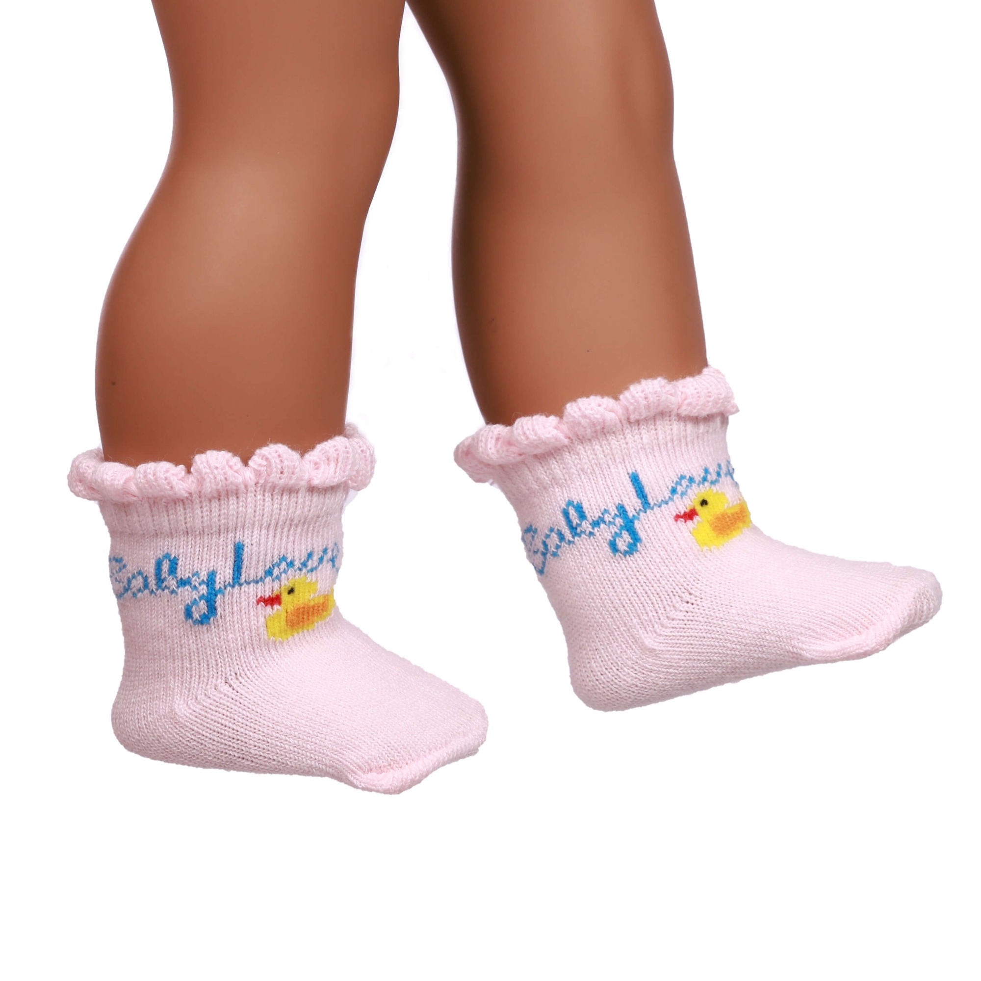 Pink doll socks for 18inch doll