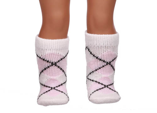 pink doll socks for 18inch doll