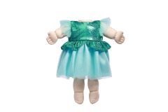 american doll clothing green polyester fabric
