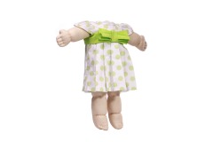 american doll clothing green polyester fabric