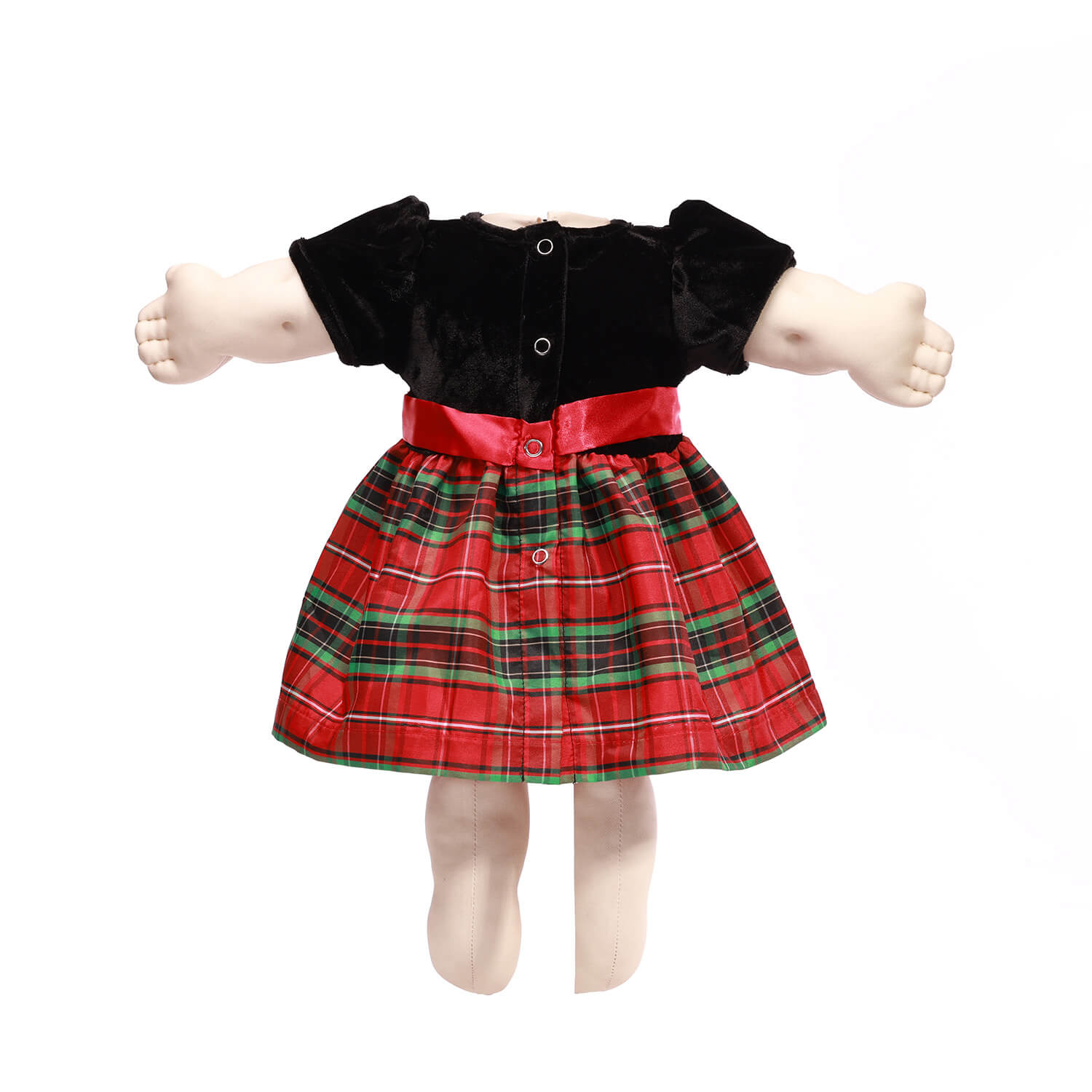 american doll clothing red polyester fabric