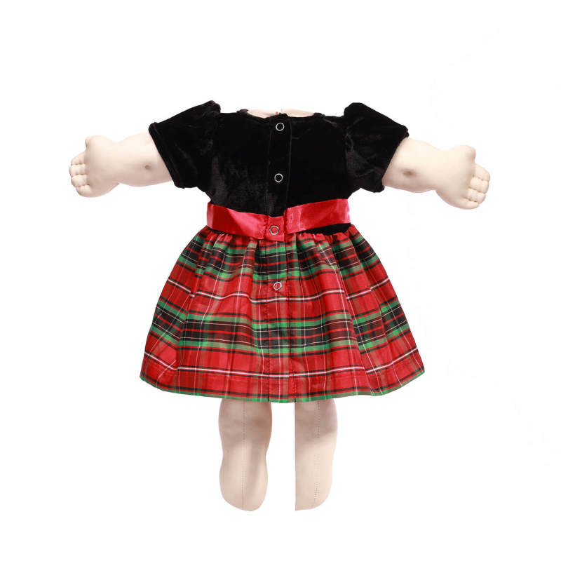 american doll clothing red polyester fabric