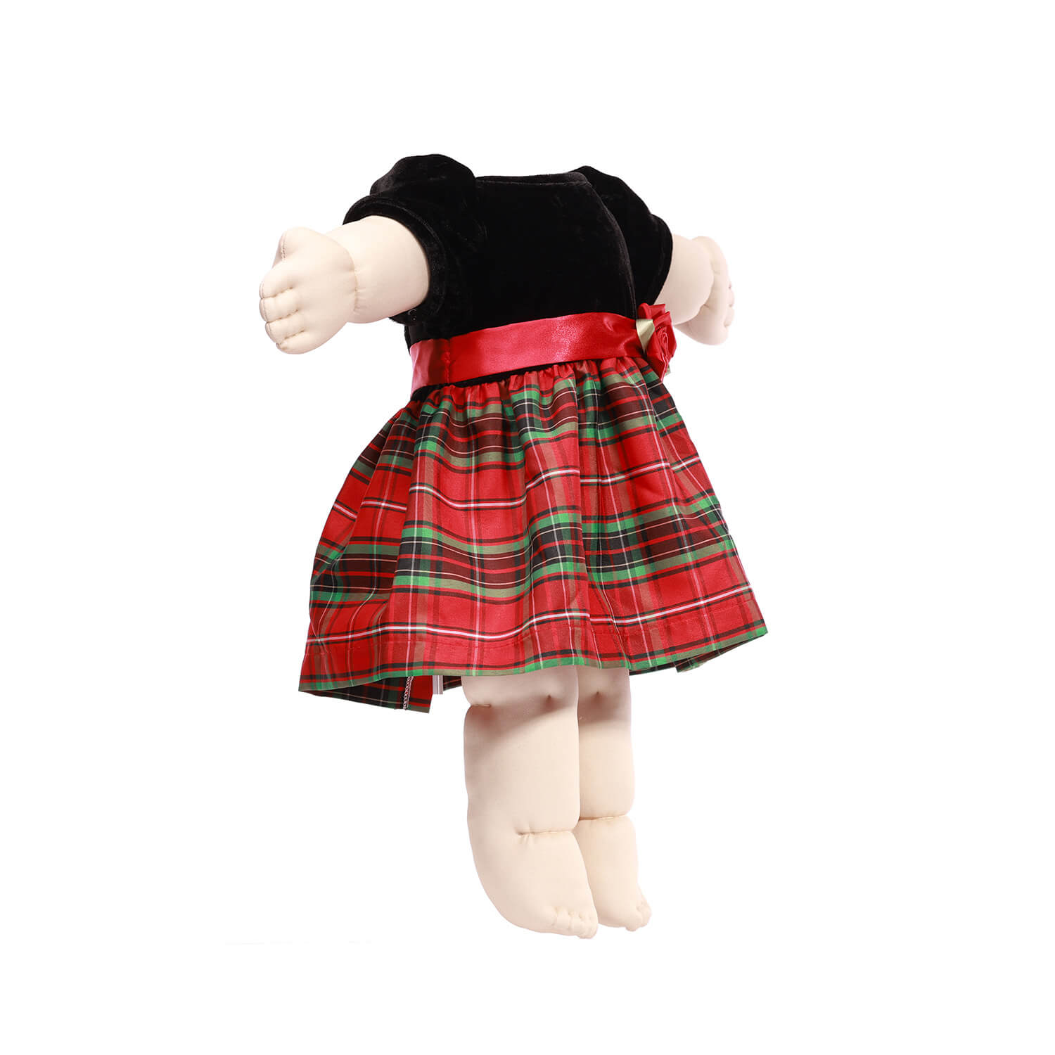 american doll clothing red polyester fabric