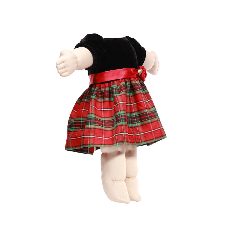 american doll clothing red polyester fabric